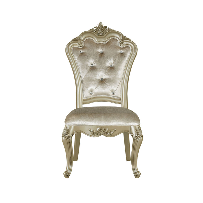 MONIQUE SIDE CHAIR (2/CTN)-CHAMPAGNE
