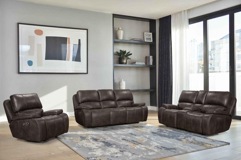 BROOKINGS GLIDER RECLINER-CHARCOAL