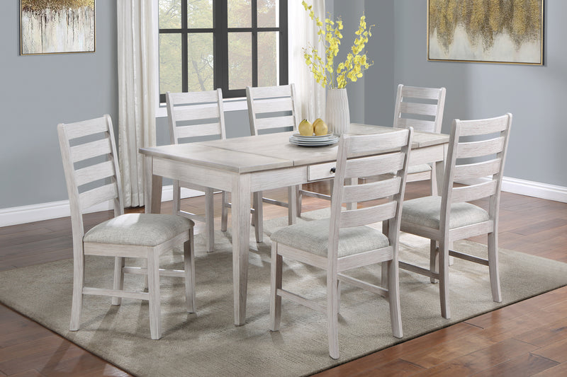 ECHO DINING TABLE AND 6 CHAIRS