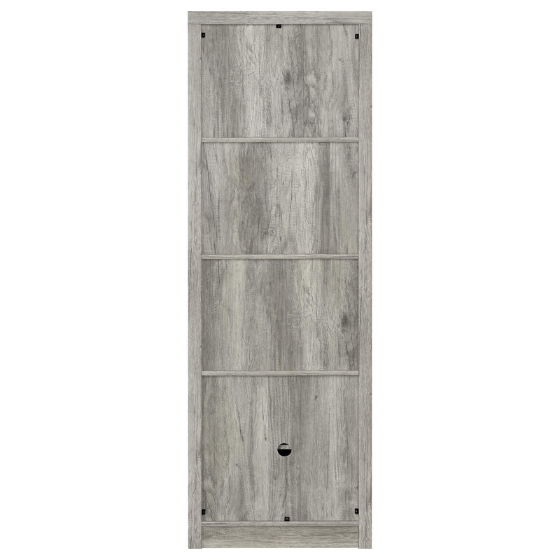 Burke 3-piece 59-inch TV Entertainment Center Grey Driftwood