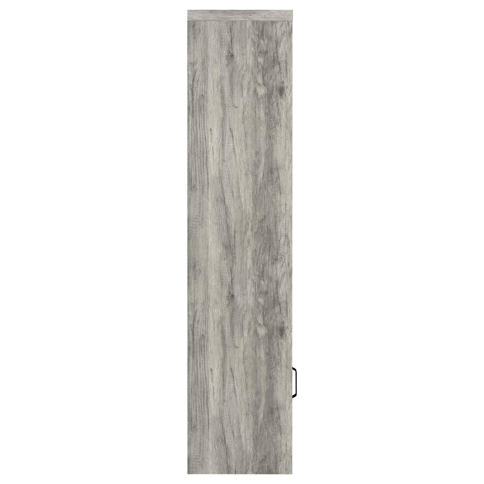 Burke 3-piece 59-inch TV Entertainment Center Grey Driftwood