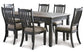 Mesa de comedor y 6 sillas Tyler Creek