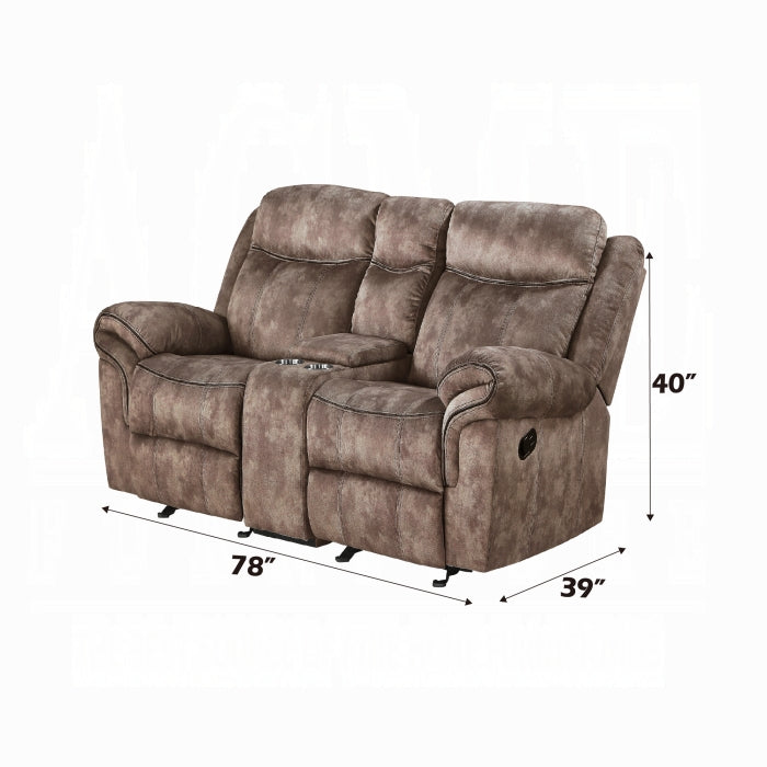 Zubaida Motion Loveseat & Console W/USB