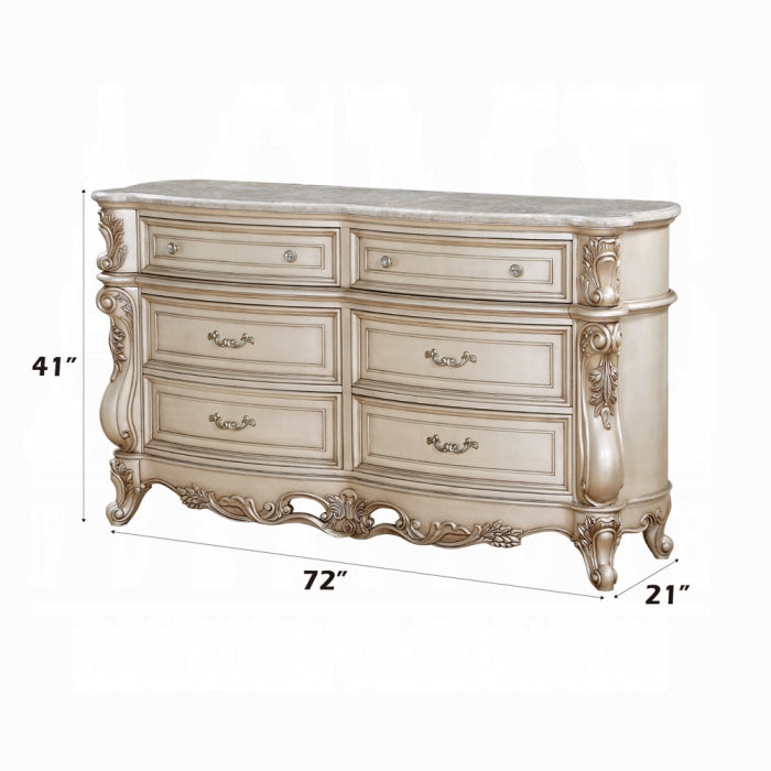 Gorsedd Dresser W/Marble Top