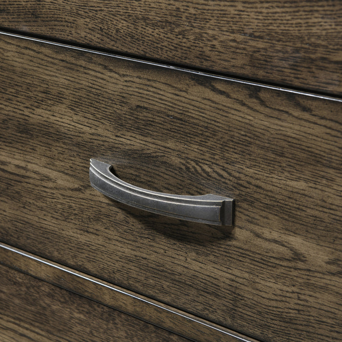 REX MIRROR- WALNUT