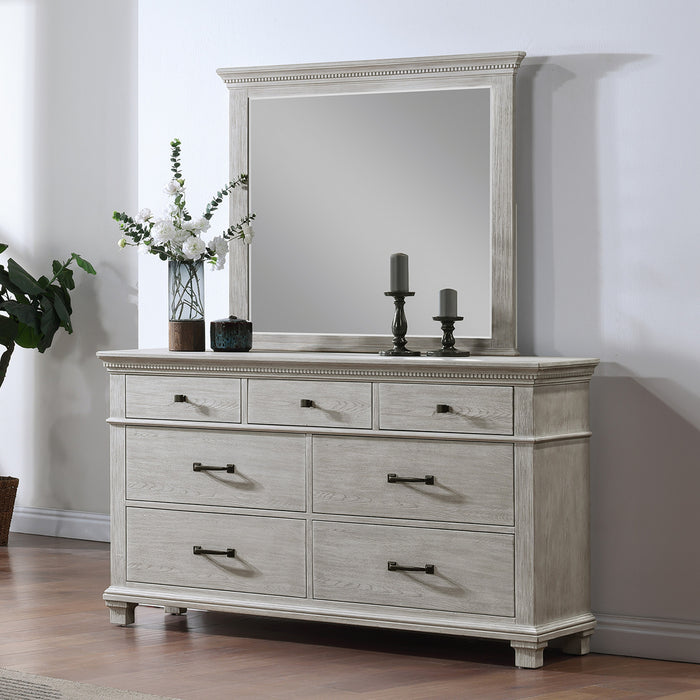 SILVER SANDS MIRROR-GRAY