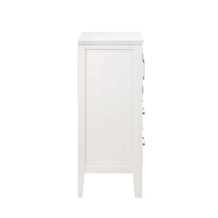 ANDOVER 60" DRESSER W/DOORS-WHITE
