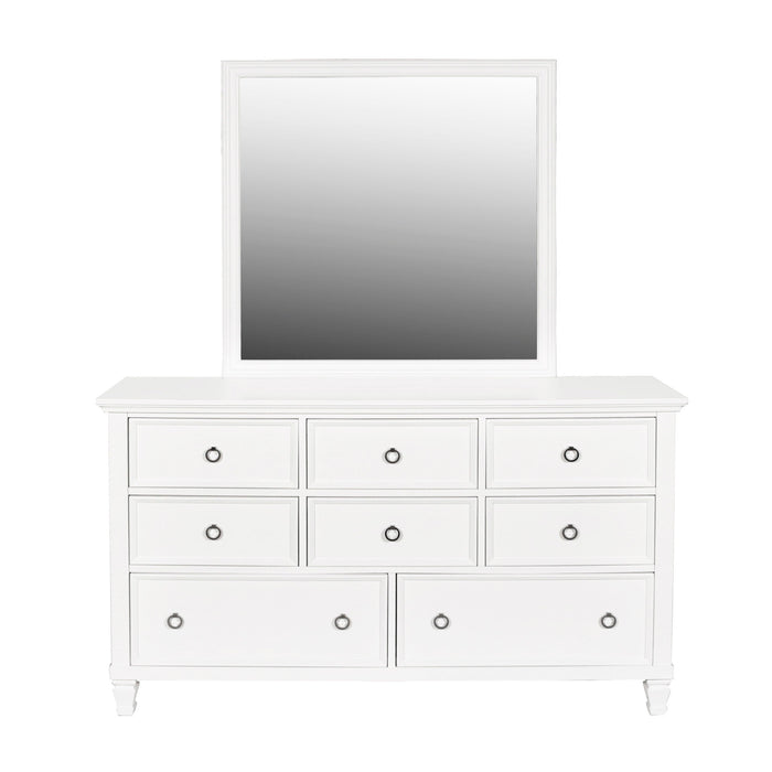 TAMARACK MIRROR- WHITE