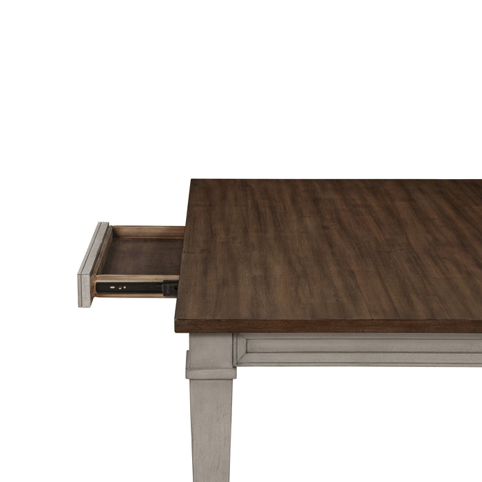 MARIANA RECTANGLE DINING TABLE-VINTAGE CREME