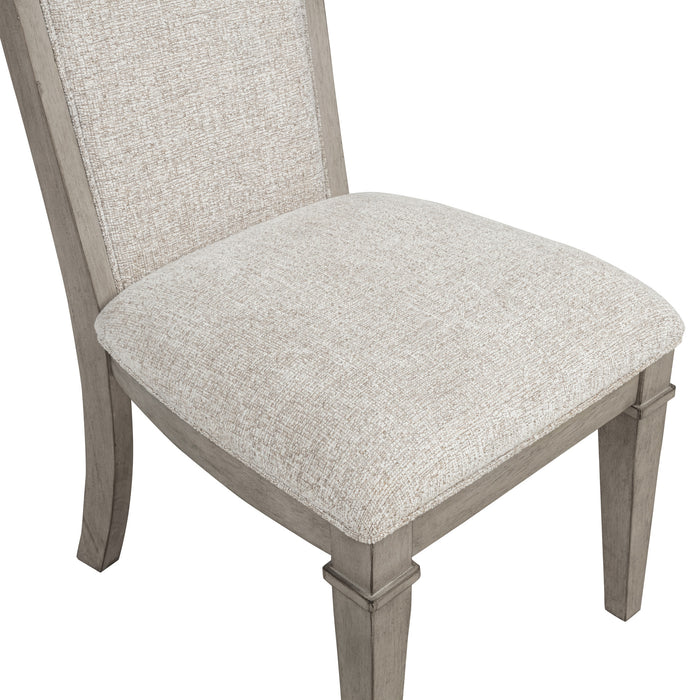 MARIANA UPHOLSTERED SIDE CHAIR (2 PER CARTON)-VINTAGE CREME