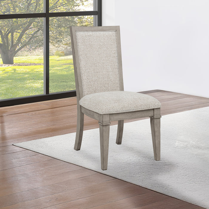 MARIANA UPHOLSTERED SIDE CHAIR (2 PER CARTON)-VINTAGE CREME