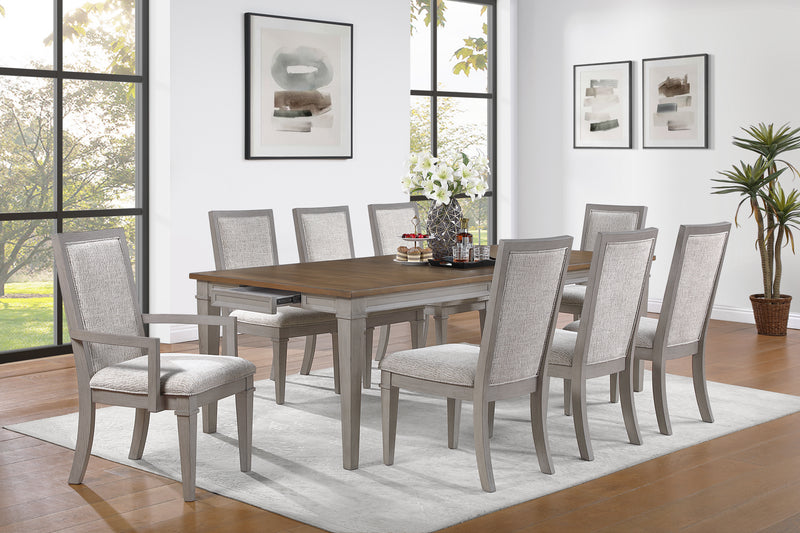 MARIANA RECTANGLE DINING TABLE-VINTAGE CREME