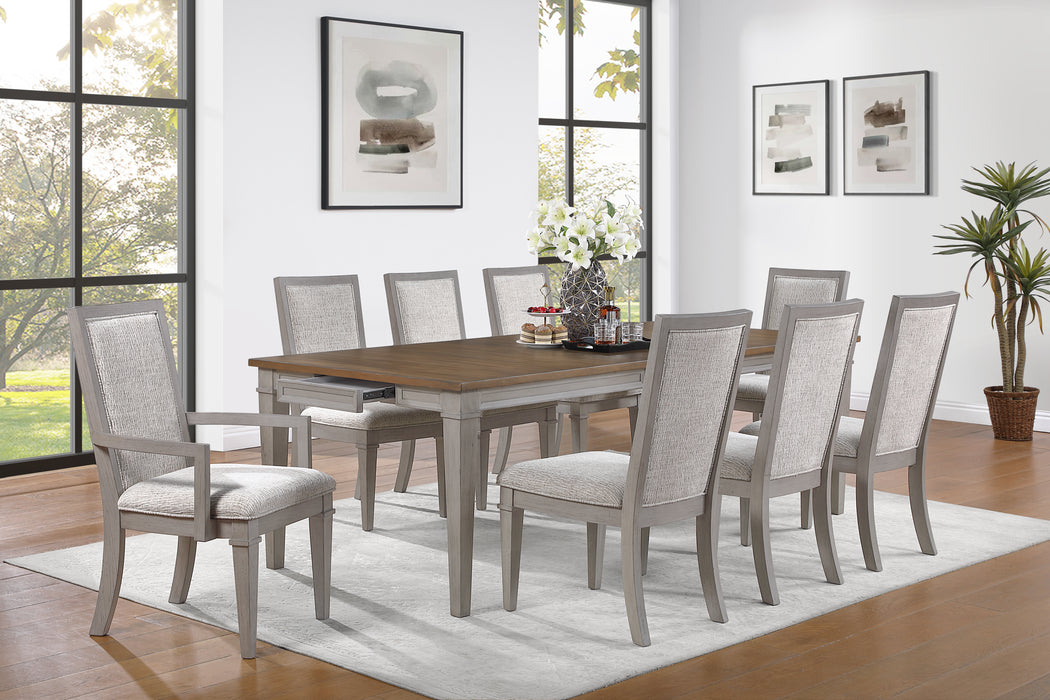 MARIANA RECTANGLE DINING TABLE-VINTAGE CREME