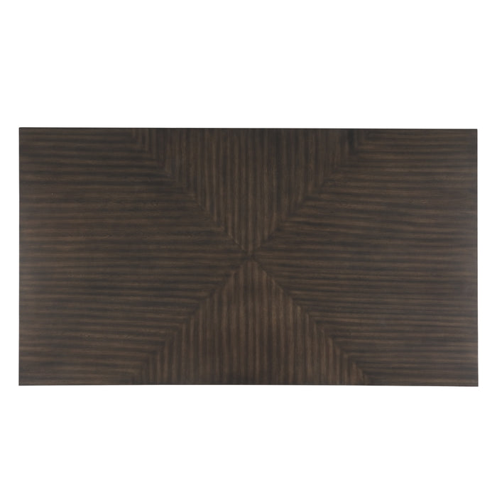 CHESTNUT RIDGE 72" DINING TABLE-BROWN