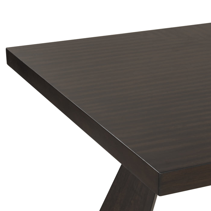 CHESTNUT RIDGE 72" DINING TABLE-BROWN