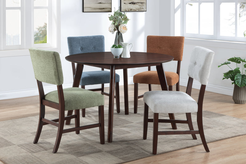 TIOGA 47" ROUND TABLE-BROWN CHERRY