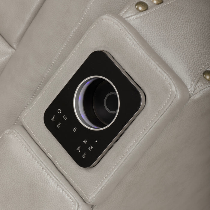 BRECKENRIDGE II GLIDER RECLINER W/ PWR FR & HR-LT GRAY