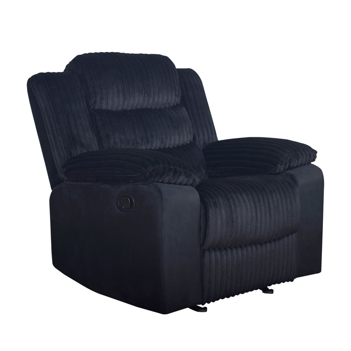WILLOW GLIDER RECLINER-BLACK