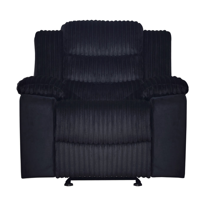 WILLOW GLIDER RECLINER-BLACK