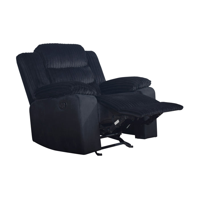 WILLOW GLIDER RECLINER-BLACK