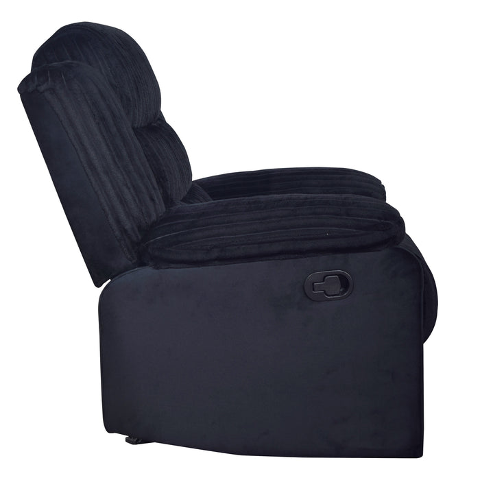 WILLOW GLIDER RECLINER-BLACK