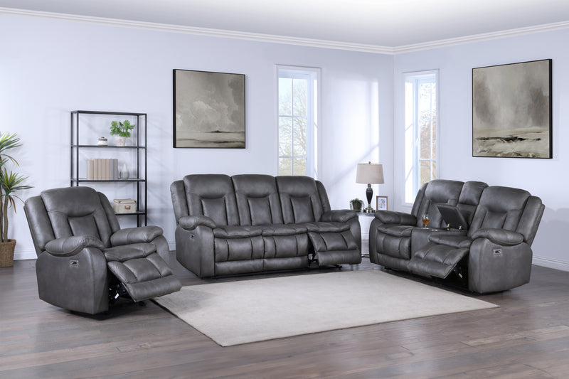 MORELLO  GLIDER RECLINER W/PWR FR- GRAY