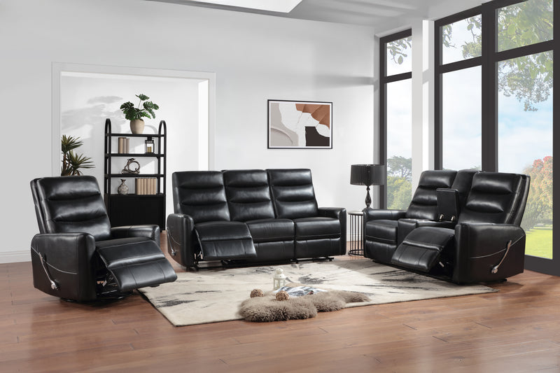 TAKAMI SWIVEL RECLINER-GRANITE POLY