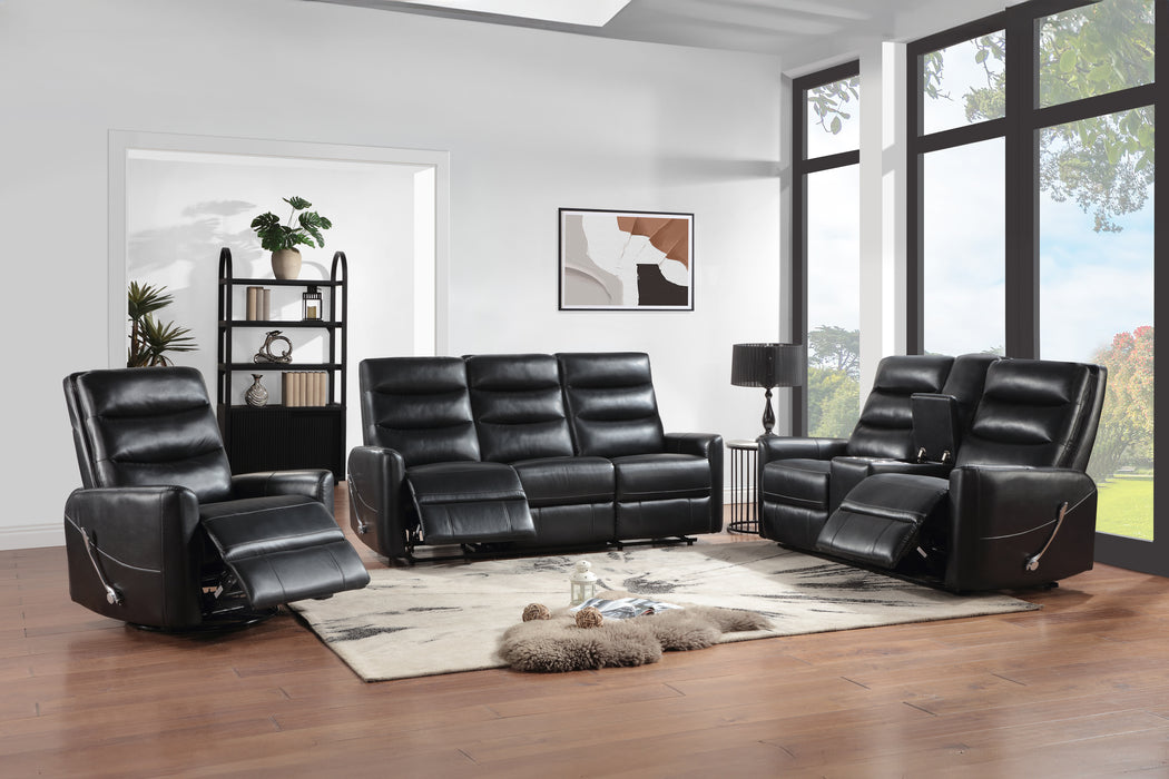 TAKAMI SWIVEL RECLINER-CHOCOLATE POLY