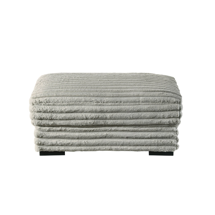 EMBRACE 41" OTTOMAN-GRAY