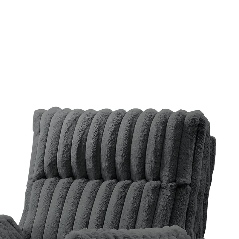 EMBRACE SWIVEL ACCENT CHAIR-CHARCOAL