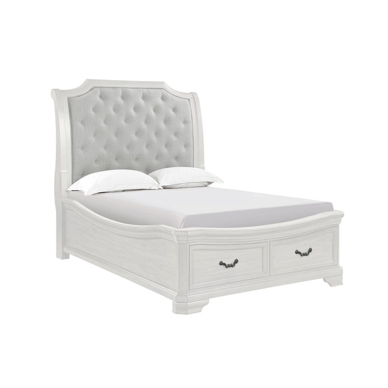 LYNDHURST WHITE - 5/0 Q BED ONLY