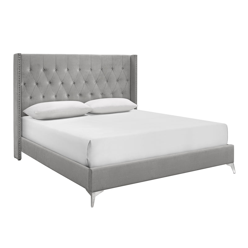 HUXLEY  4/6 FULL BED GRAY