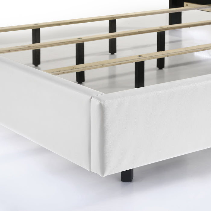 EUROPA - 6/0 WK BED WITH 2 NS & PANELS