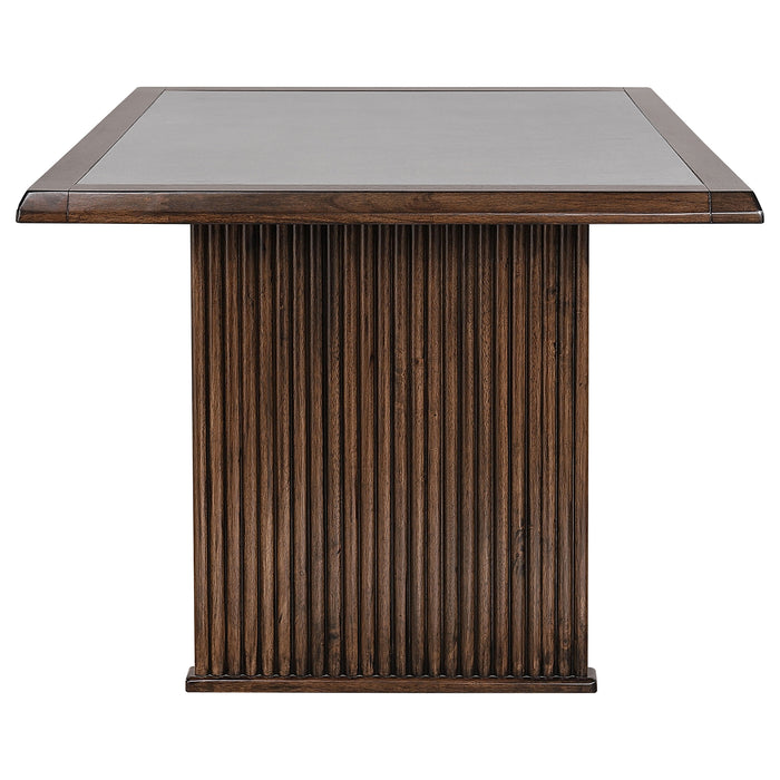 Sherwood 7-piece Rectangular Dining Table Set Brown