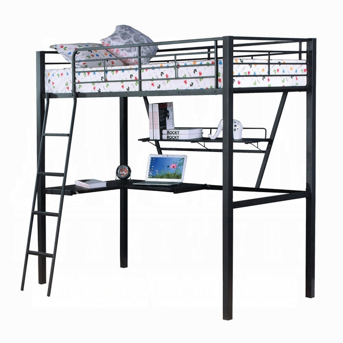 Senon Twin Loft Bed W/Desk