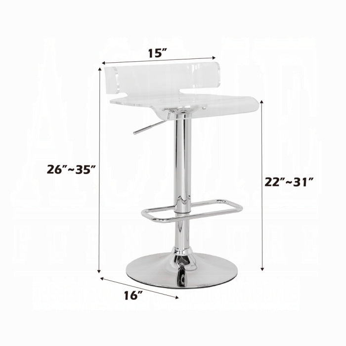 Rania Adjustable Stool W/Swivel