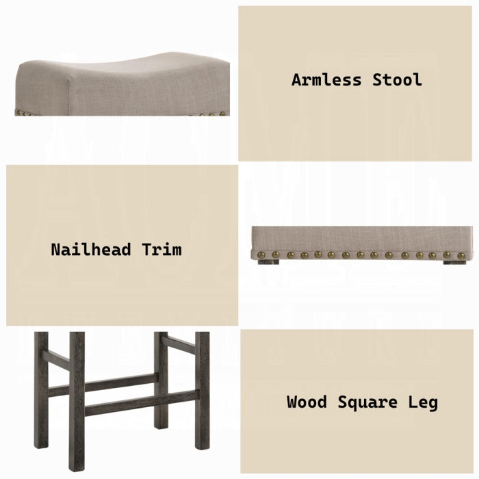 Martha II Counter Height Stool (Set-2)