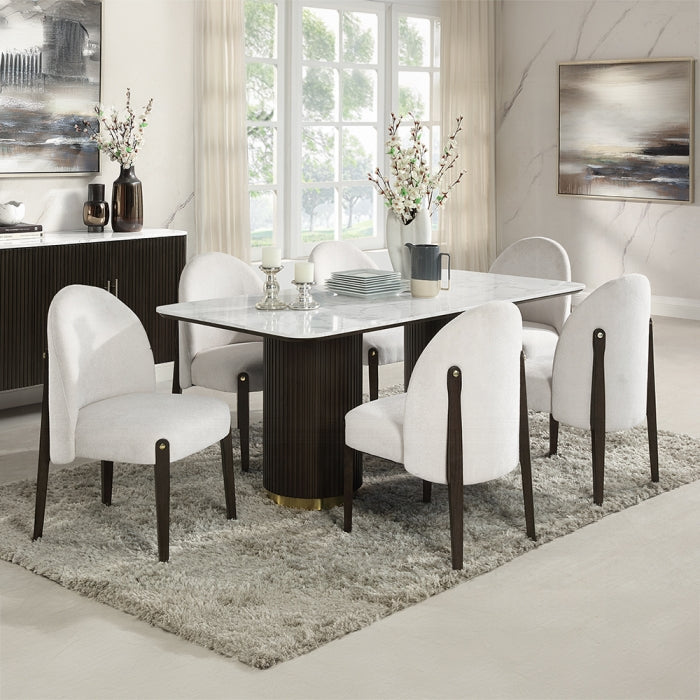 Clayten Dining Table w/Marble Top