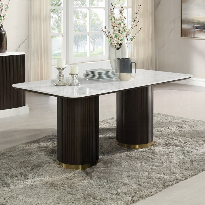 Clayten Dining Table w/Marble Top