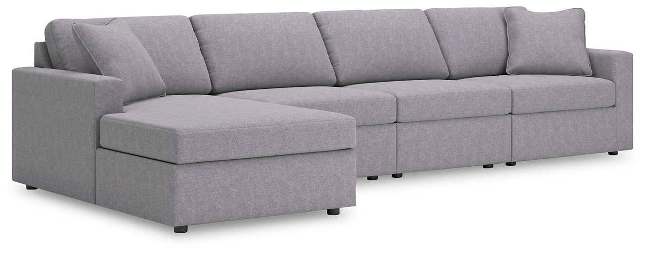 Seccional de 4 piezas con chaise longue Modmax
