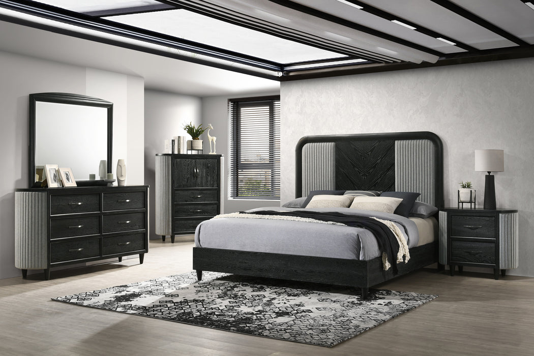 SKYLINE 6 DRAWER DRESSER-ONYX