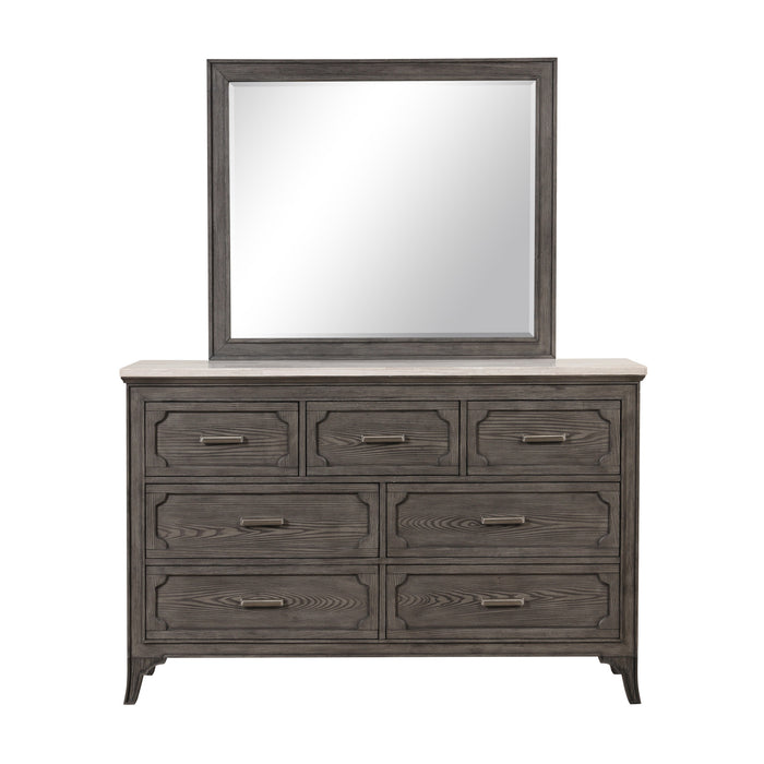 LISBON MIRROR-GRAY