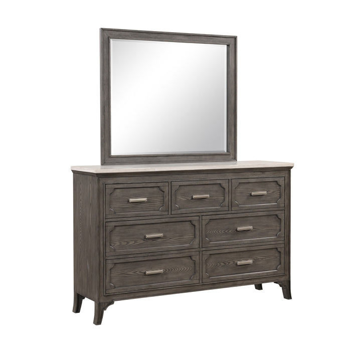 LISBON MIRROR-GRAY