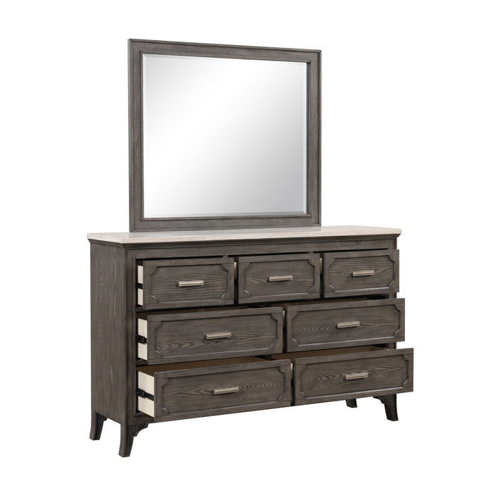 LISBON MIRROR-GRAY