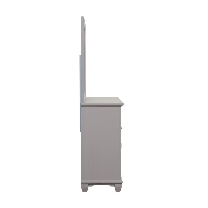 JAMESTOWN LANDSCAPE MIRROR- GRAY