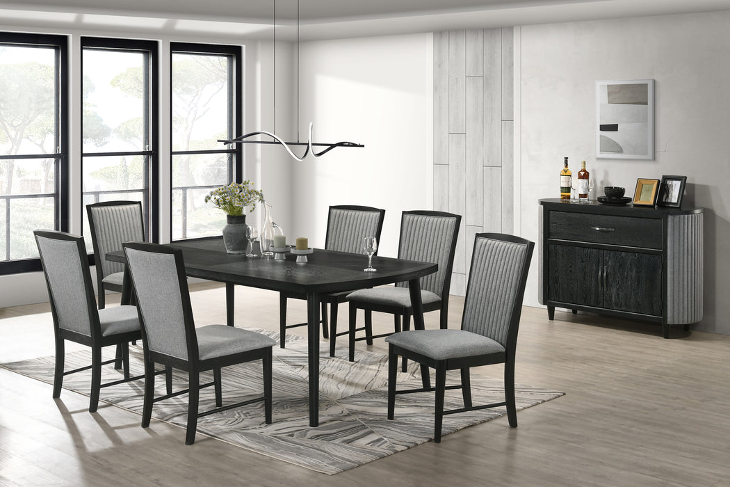 SKYLINE RECTANGLE DINING TABLE-ONYX
