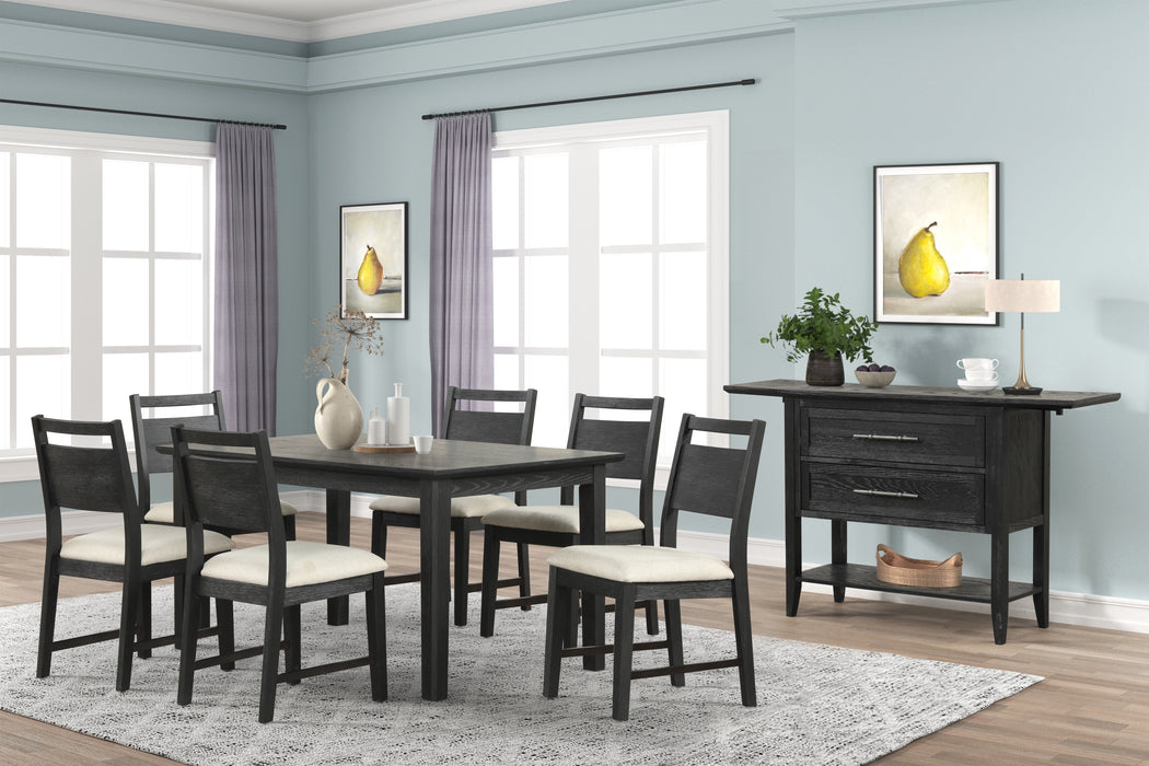SABLE CREST DINING CHAIR (2 PER CARTON) -BLACK