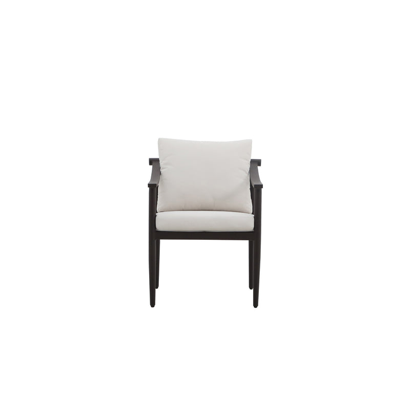 MOANA PATIO SIDE CHAIR, IVORY CUSHIONS (2 PER CARTON)