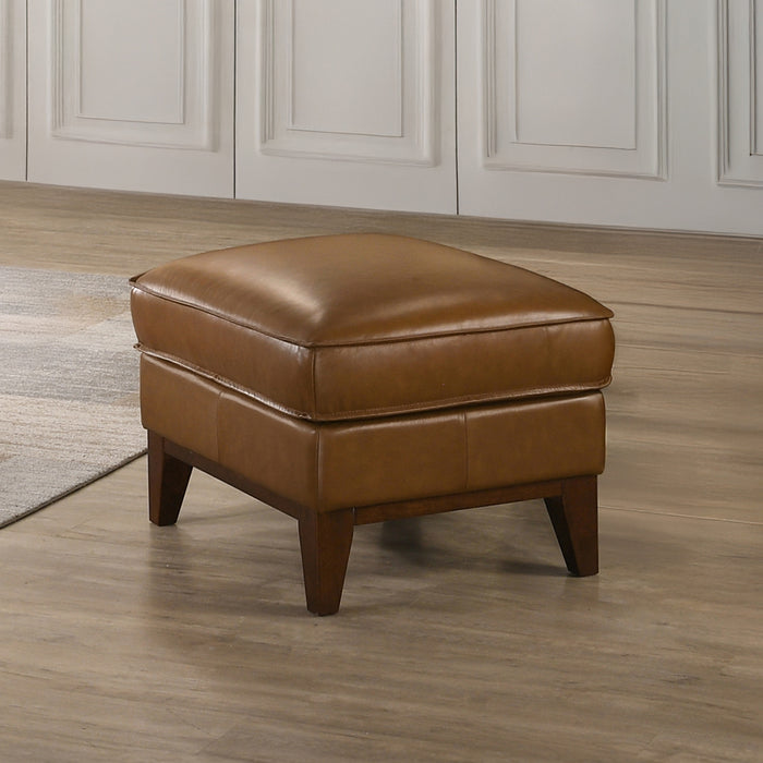 CASPAR OTTOMAN-CARAMEL