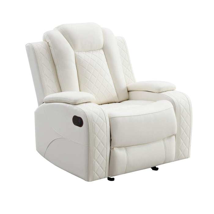 ORION II GLIDER RECLINER-WHITE